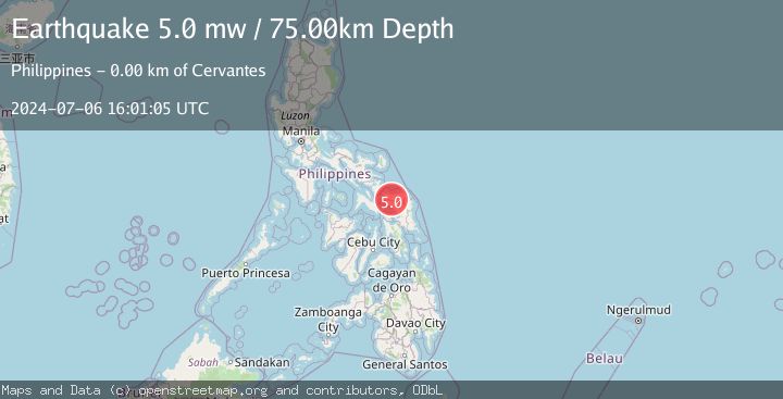Map of SAMAR, PHILIPPINES