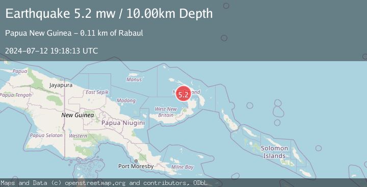 Map of NEW IRELAND REGION, P.N.G.