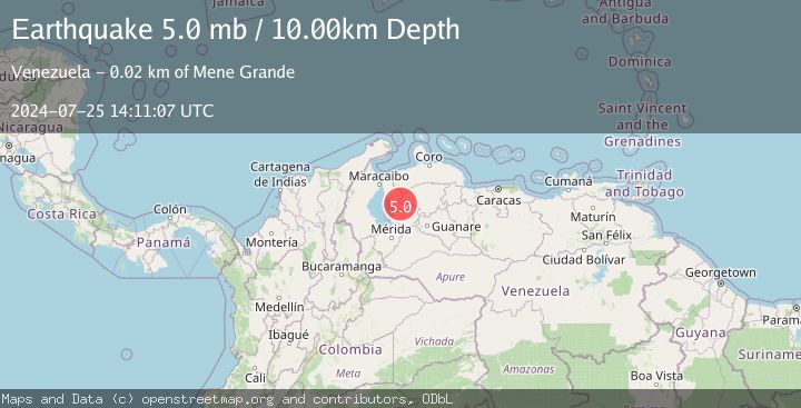 Map of ZULIA, VENEZUELA