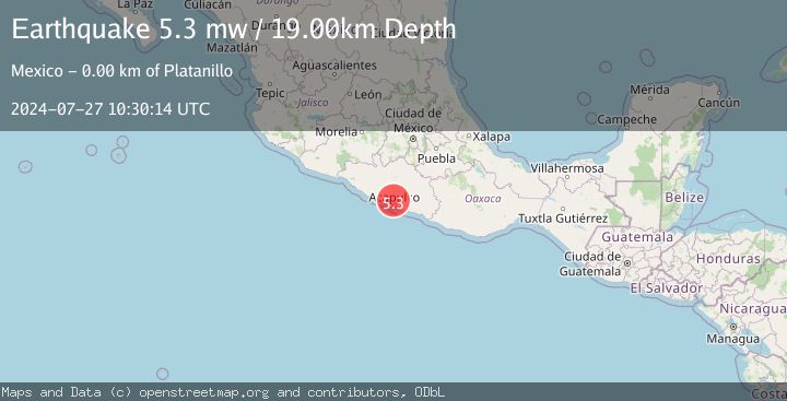Map of GUERRERO, MEXICO