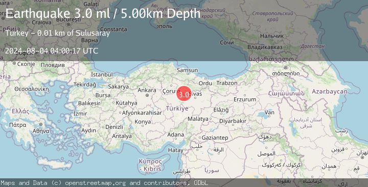 Map of CENTRAL TURKEY