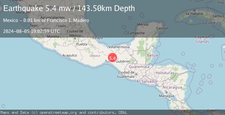 Map of CHIAPAS, MEXICO