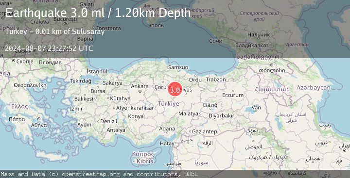 Map of CENTRAL TURKEY