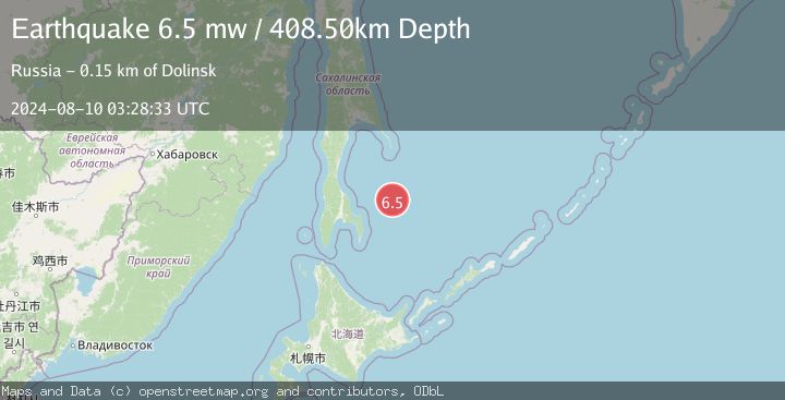 Map of SEA OF OKHOTSK