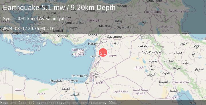 Map of SYRIA