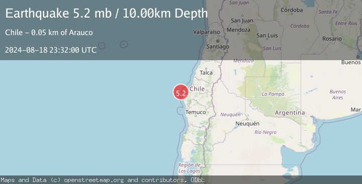 Map of OFFSHORE BIO-BIO, CHILE