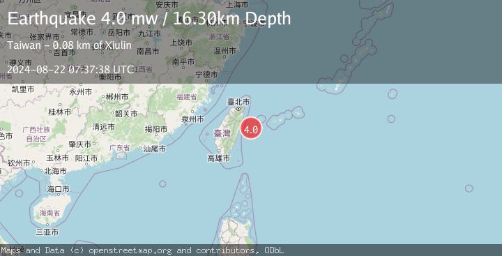 Map of TAIWAN REGION