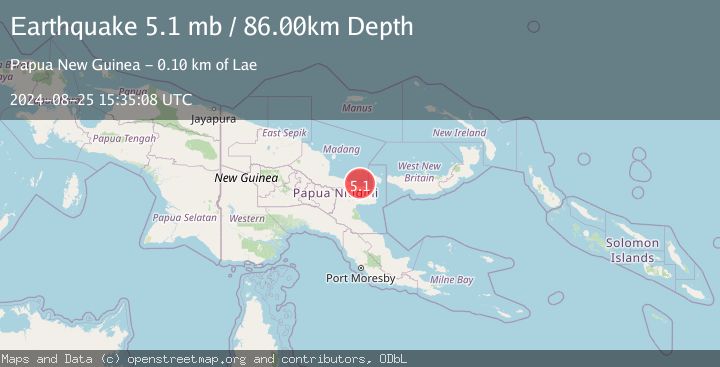 Map of EASTERN NEW GUINEA REG., P.N.G.