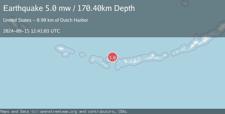 Map of ANDREANOF ISLANDS, ALEUTIAN IS.