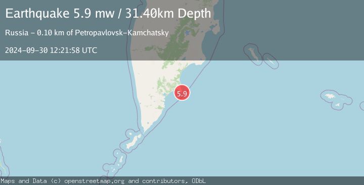 Map of NEAR EAST COAST OF KAMCHATKA