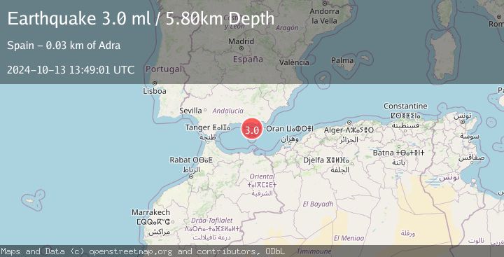 Map of STRAIT OF GIBRALTAR