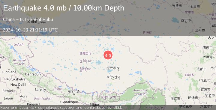Map of EASTERN XIZANG
