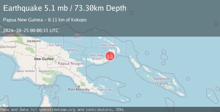 Map of NEW BRITAIN REGION, P.N.G.