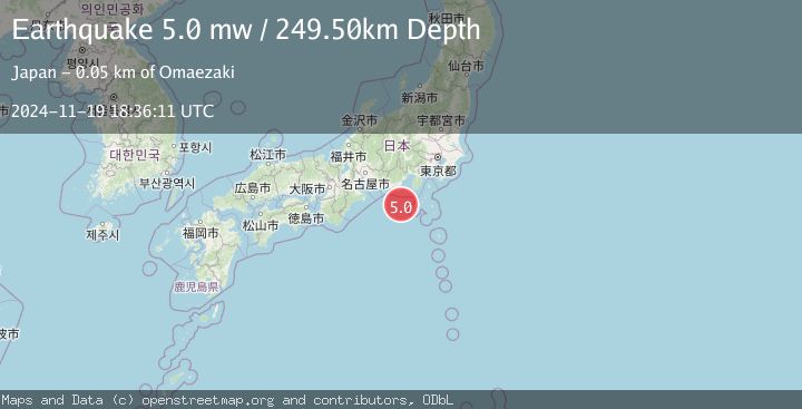 Map of NEAR S. COAST OF HONSHU, JAPAN