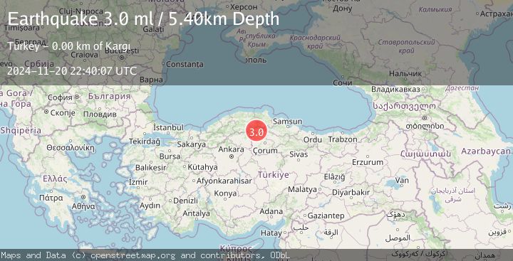 Map of CENTRAL TURKEY