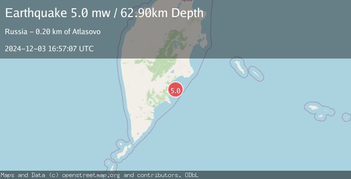 Map of NEAR EAST COAST OF KAMCHATKA