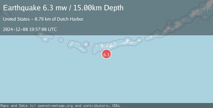 Map of ANDREANOF ISLANDS, ALEUTIAN IS.