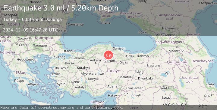 Map of CENTRAL TURKEY
