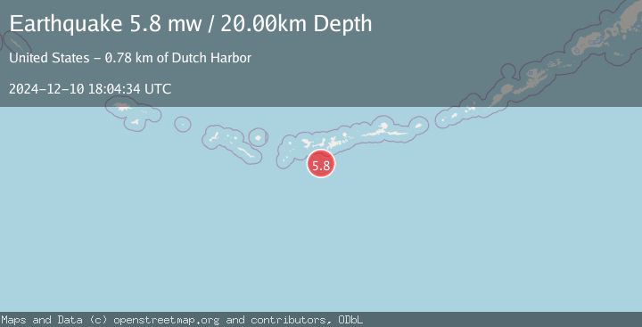 Map of ANDREANOF ISLANDS, ALEUTIAN IS.