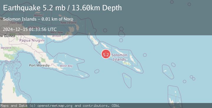 Map of SOLOMON ISLANDS