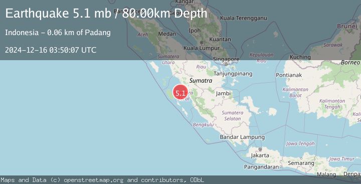 Map of KEP. MENTAWAI REGION, INDONESIA