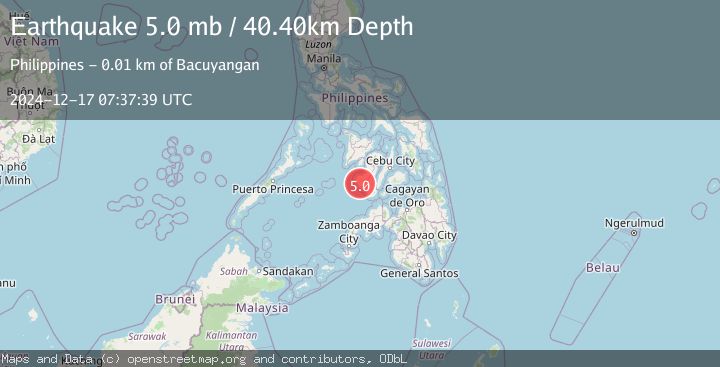Map of NEGROS, PHILIPPINES