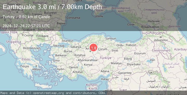 Map of CENTRAL TURKEY