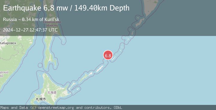 Map of KURIL ISLANDS