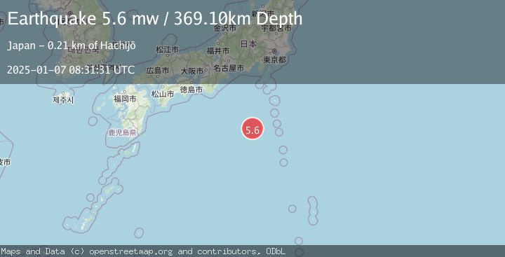 Map of IZU ISLANDS, JAPAN REGION