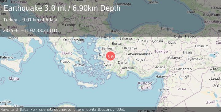 Map of WESTERN TURKEY