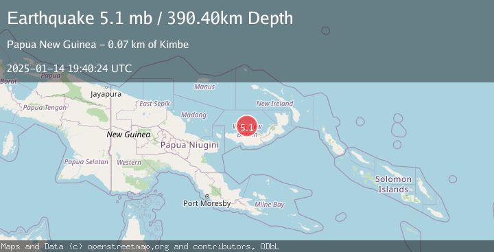 Map of NEW BRITAIN REGION, P.N.G.