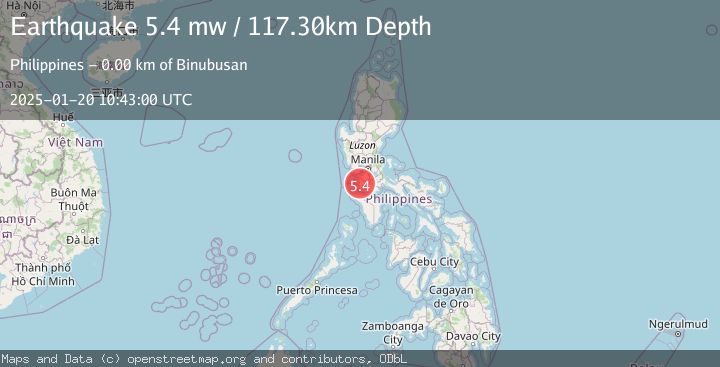 Map of MINDORO, PHILIPPINES