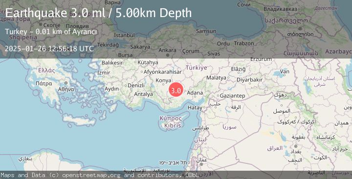 Map of CENTRAL TURKEY