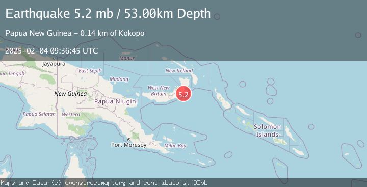 Map of NEW BRITAIN REGION, P.N.G.