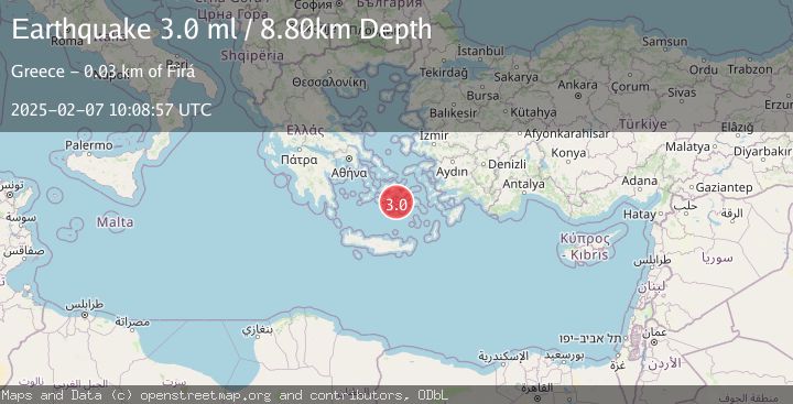 Map of DODECANESE ISLANDS, GREECE