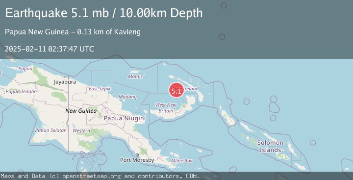 Map of NEW IRELAND REGION, P.N.G.