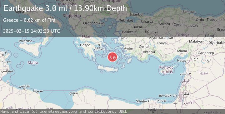 Map of DODECANESE ISLANDS, GREECE