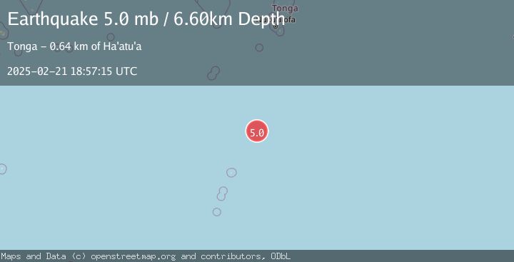 Map of KERMADEC ISLANDS REGION