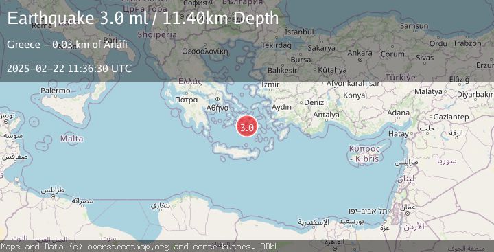 Map of DODECANESE ISLANDS, GREECE