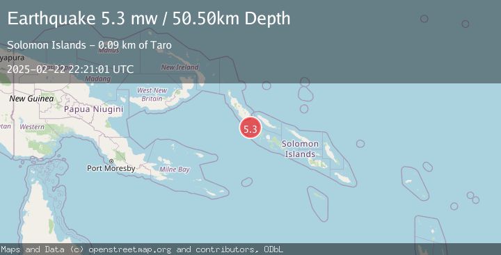 Map of SOLOMON ISLANDS