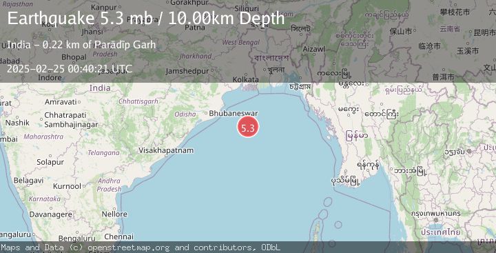 Map of BAY OF BENGAL