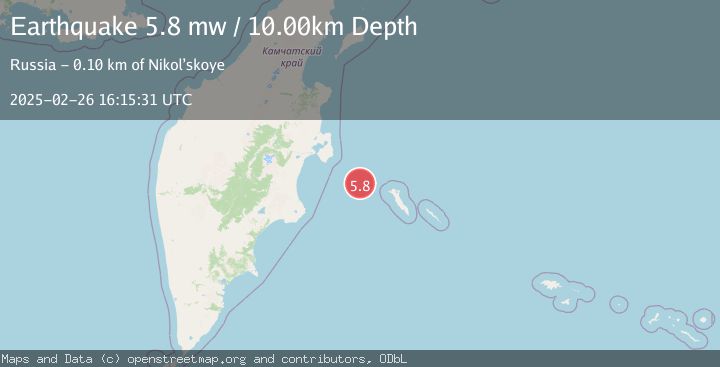 Map of KOMANDORSKIYE OSTROVA REGION