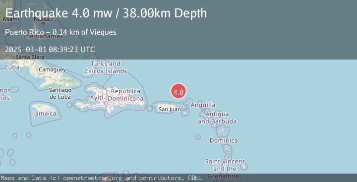 Map of PUERTO RICO REGION