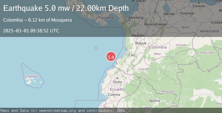 Map of SOUTH OF PANAMA