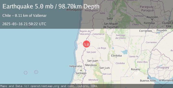 Map of SAN JUAN, ARGENTINA