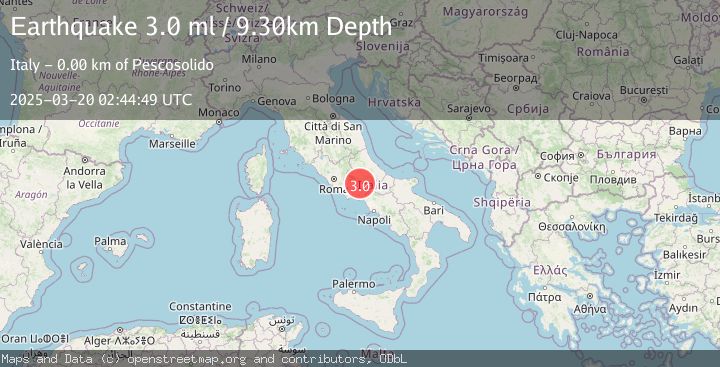 Map of SOUTHERN ITALY