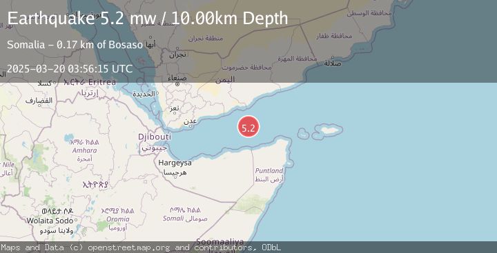 Map of GULF OF ADEN