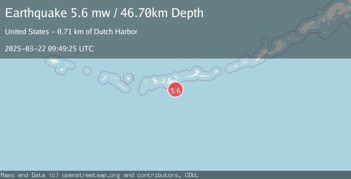Map of ANDREANOF ISLANDS, ALEUTIAN IS.