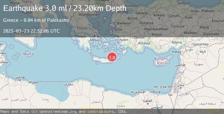 Map of CRETE, GREECE