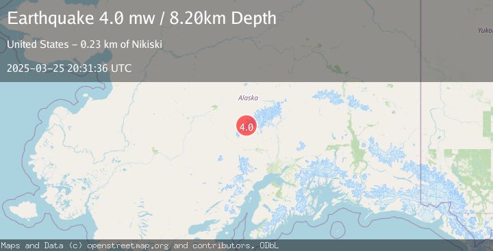 Map of CENTRAL ALASKA